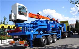 Mobile balers for compaction of car-body scraps
